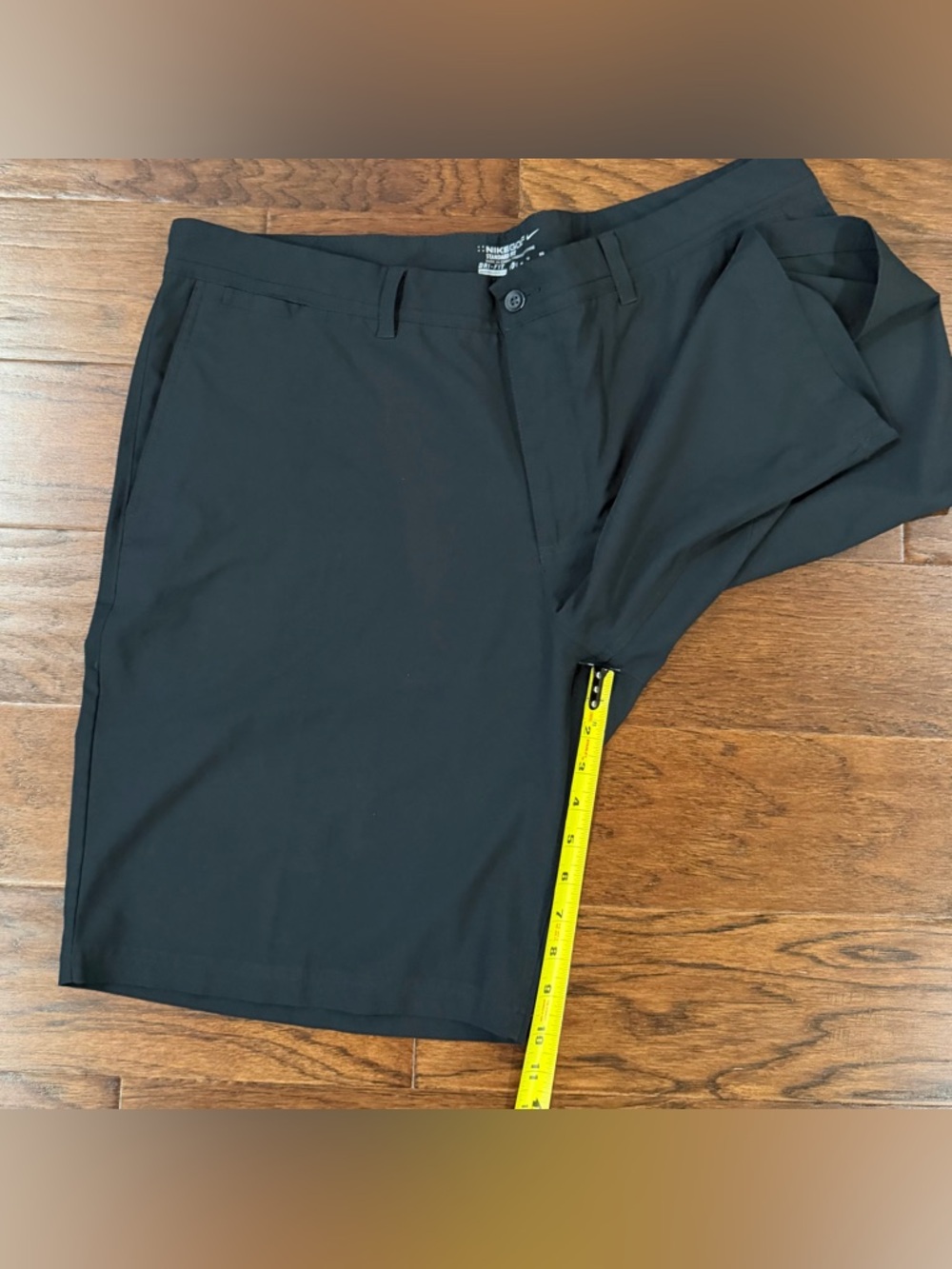 Nike Golf Shorts Mens 40 Black 10" Standard Fit Performance Dri Fit Stretch - Picture 7 of 7